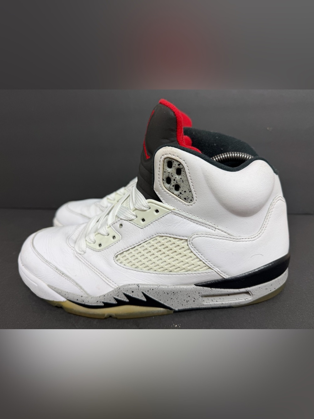 Size 10.5 - Air Jordan 5 Retro White Cement